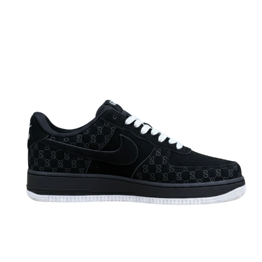 Monogram Force Low Sneaker Black Pattern (Replica)